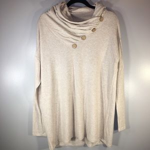 Vanilla Bay Cream Cowl Neck Sweater